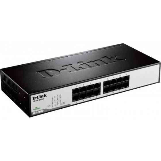 Комутатор D-Link DES-1016D 16xFE, Некерований (DES-1016D/E) Київ