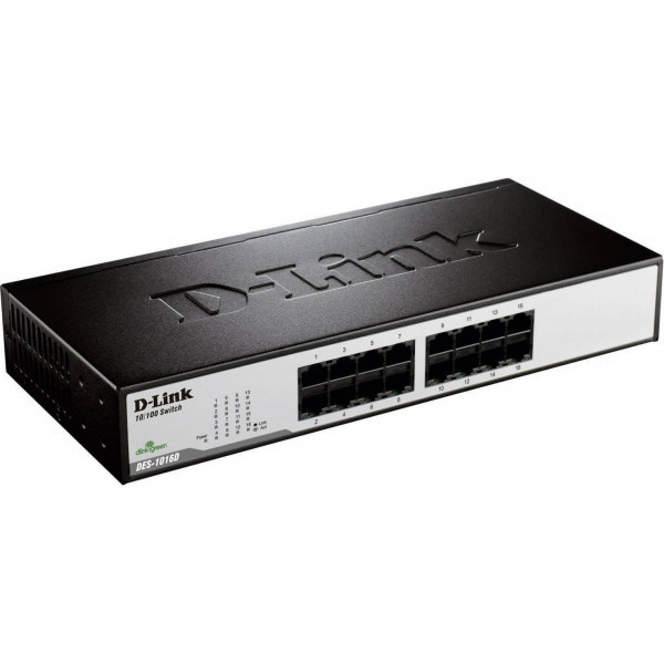 Комутатор D-Link DES-1016D 16xFE, Некерований (DES-1016D/E) Київ - фото 2