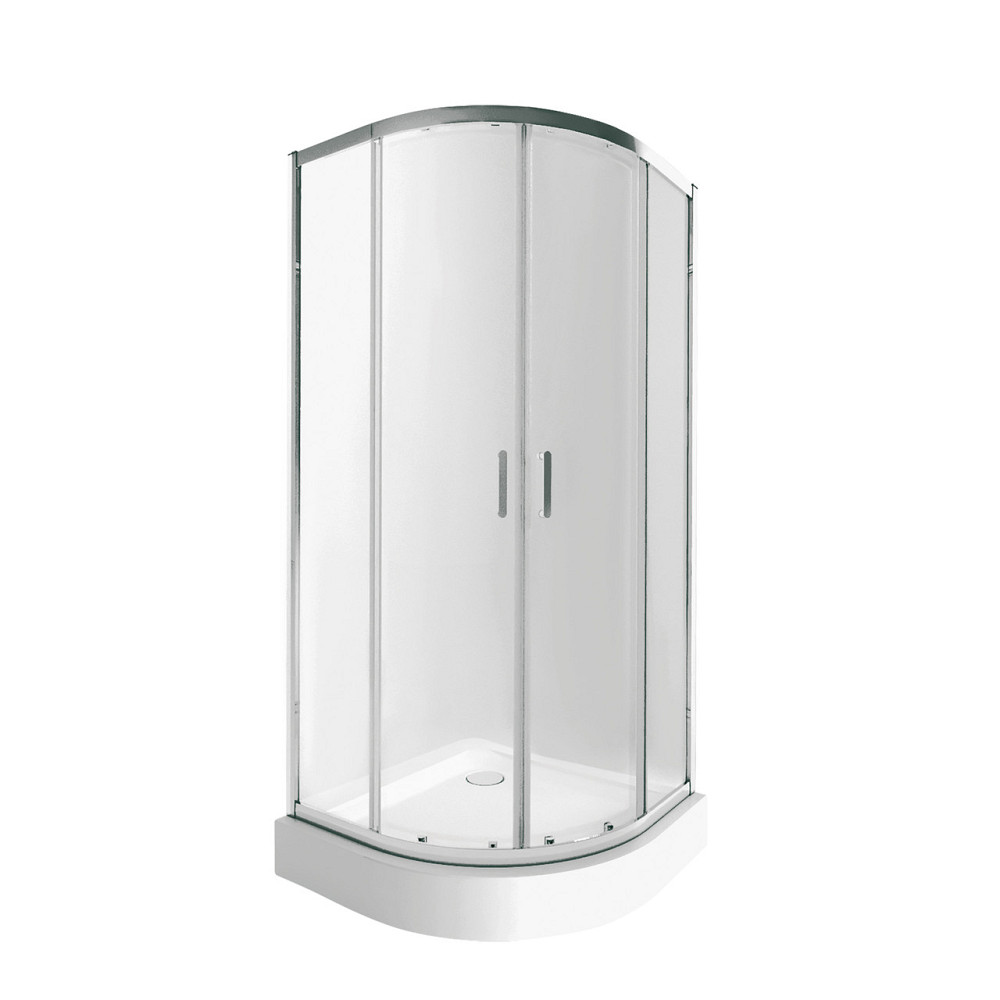 Набор Qtap душевая кабина Taurus CRM1011AC6 Clear 2020x1000x1000 мм + поддон Robin 301112 100x100x12 см с сифоном Киев - изображение 1