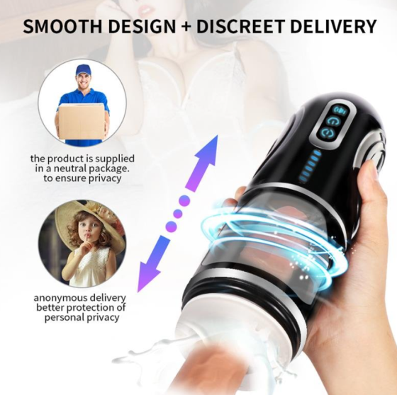 Автоматический 3D мастурбатор Gia Thrusting Cup-Hand Free Sex Aura Киев