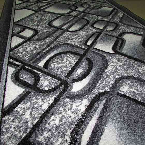 Ковровая дорожка лучшая цена, Чёрный ромб,  Ковёр на отрез 100, 500 Каменское