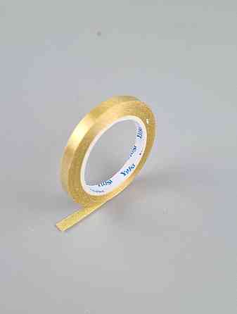 Стрічка для повітряних куль і подарунків 0.5 см х 5 метрів золота (1 пачка) Харків
