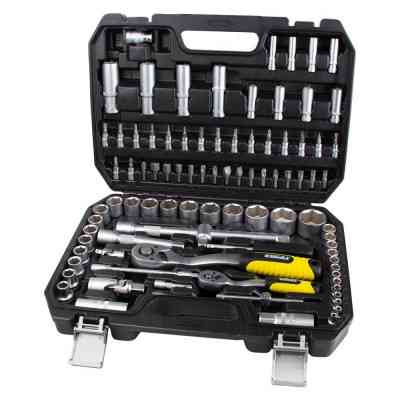 Набір інструментів Sigma насадок торцевих та біт 1/4&quot;, 1/2&quot; 94шт CrV mid (6003761) Вінниця