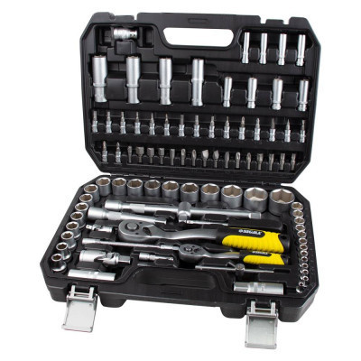 Набір інструментів Sigma насадок торцевих та біт 1/4&quot;, 1/2&quot; 94шт CrV mid (6003761) Вінниця - фото 1