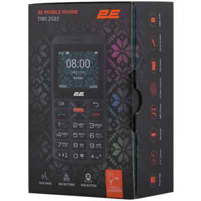 Мобільний телефон 2E T180 MAX Black (688130251051) Вінниця