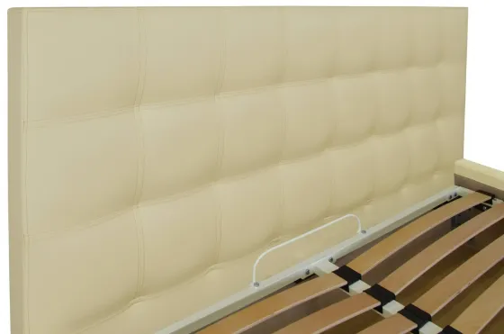 Кровать Двуспальная Chester New Comfort 160 х 190 см Fly 2207 A1 С подъемным механизмом и нишей для белья Бежевый Киев