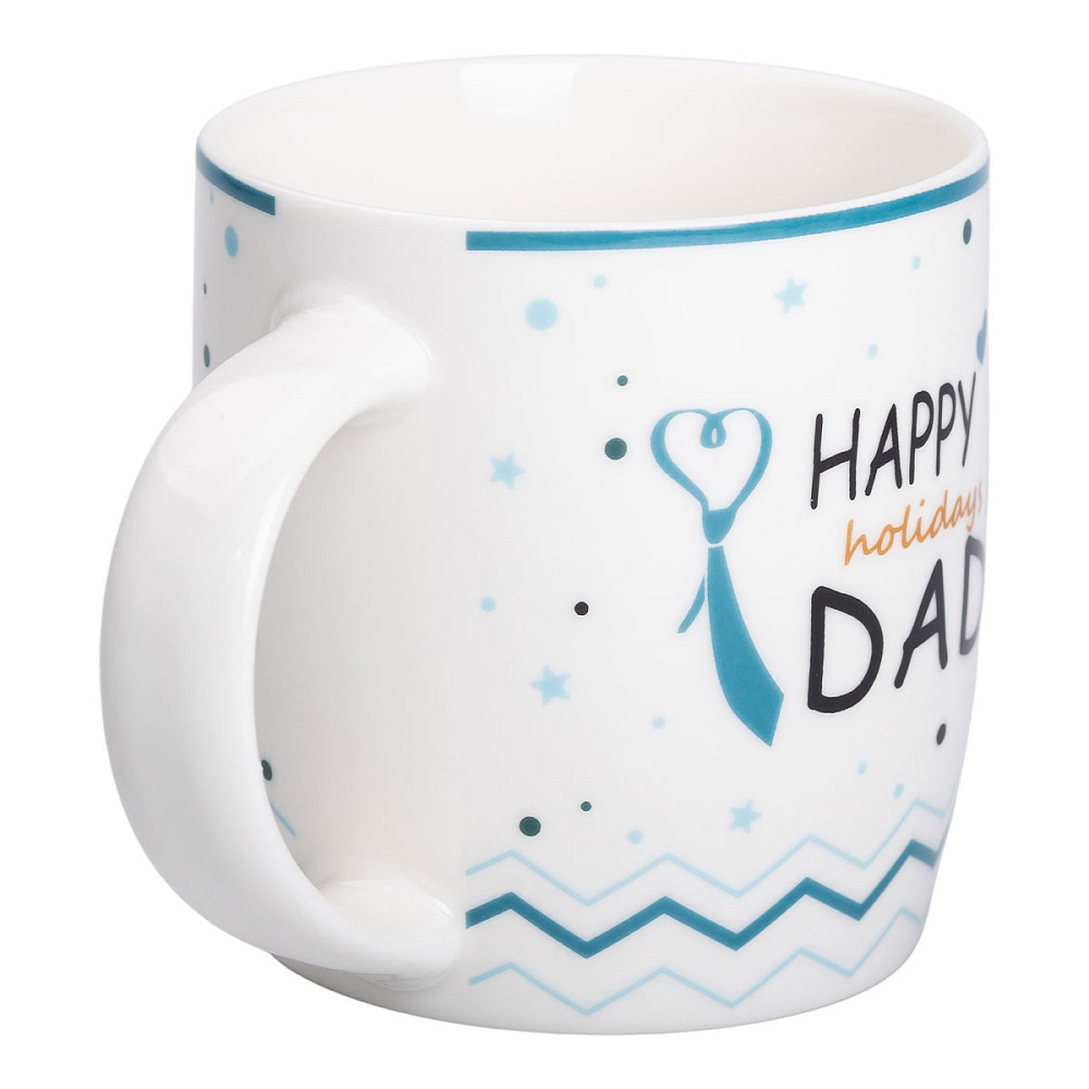 Liling Rongxiang Ceramic Кружка порцелянова з написами 450 (мл) Happy holidays dad RX-N240278HD Коломыя - изображение 5