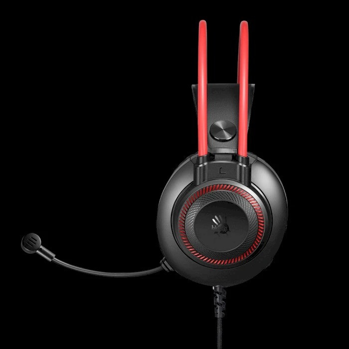 Гарнітура A4Tech Bloody G200 Black/Red чорний/червоний Харьков - изображение 4