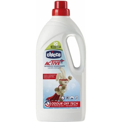 Гель для прання Chicco Active Дезінфікуючий 1.5 л (8058664143177) Вінниця - фото 1