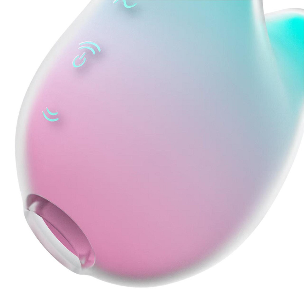 Вакуумный клиторальный стимулятор с вибрацией Satisfyer Mermaid Vibes Mint/Pink, 2 мотора Sex Aura Киев - изображение 3