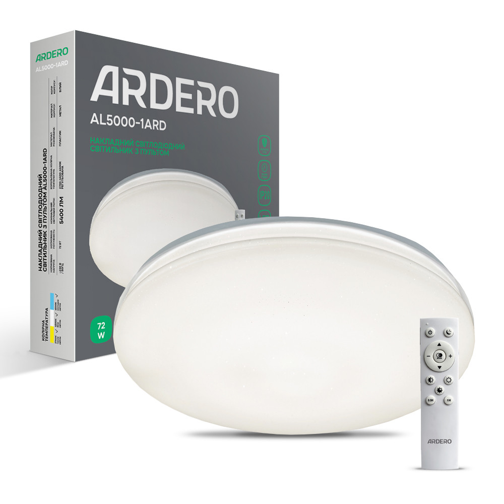 Світлодіодний світильник Ardero AL5000-1ARD MONO 72Вт білий Харьков - изображение 1