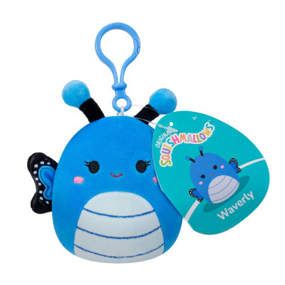 М'яка іграшка Squishmallows на кліпсі- Метелик Вейверлі 9 см (SQCP00220) Вінниця - фото 7