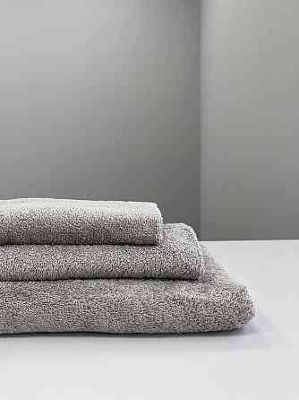 Рушник однотонний Ideal Textile 70х140 см 400 г/м2 сірий (56860926) Чернівці