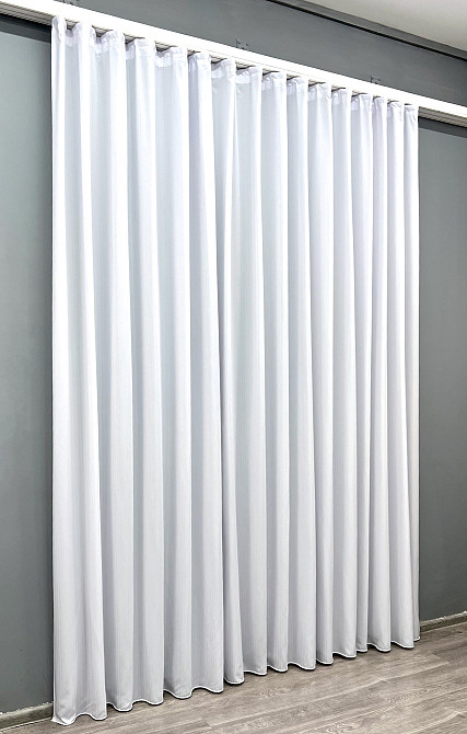 Тюль фактурний щільний жакард “Softline” колір білий 1967т Київ - фото 8