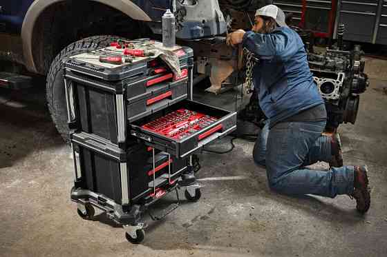 Візок на коліщатах з ящиками для інструментів (транспортувальний комплект) MILWAUKEE PACKOUT 4932492 Одеса