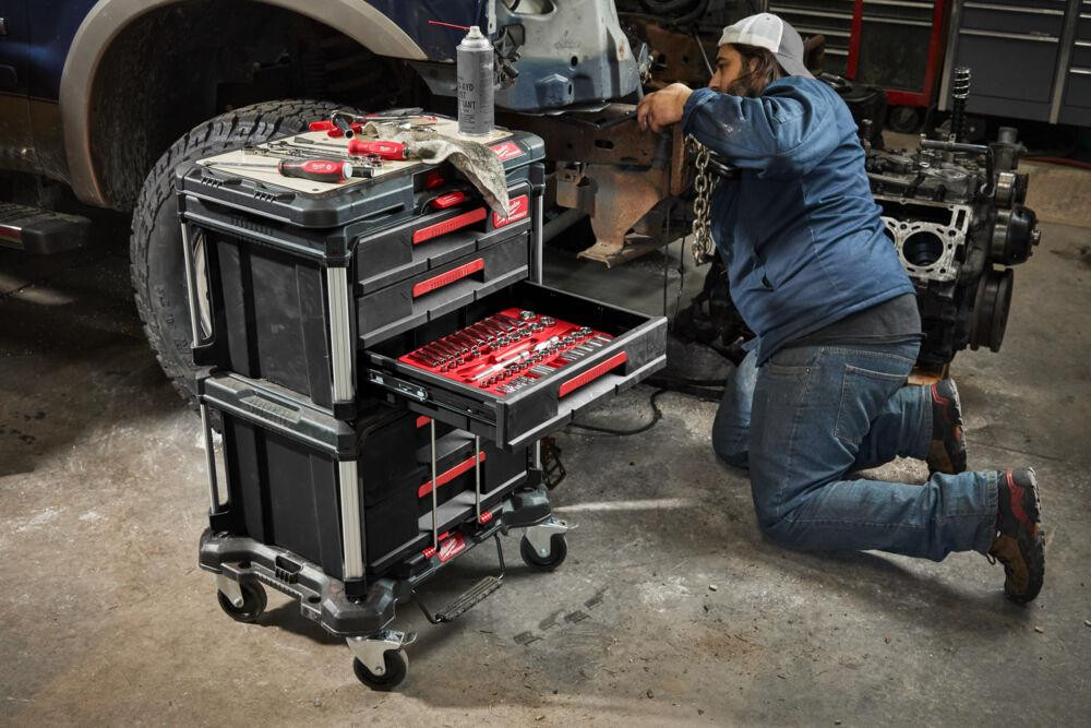 Візок на коліщатах з ящиками для інструментів (транспортувальний комплект) MILWAUKEE PACKOUT 4932492 Одеса - фото 2