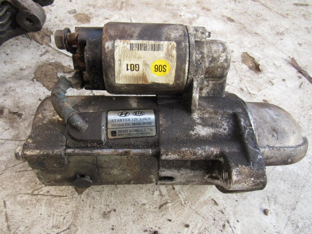 Стартер Hyundai Santa Fe 2.2 CRDi D4EB 2006-2012 (36100-2F000) Ковель - фото 1