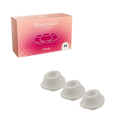 Сменные насадки на Womanizer Premium и Classic серые, размер М Sex Aura Киев - изображение 5
