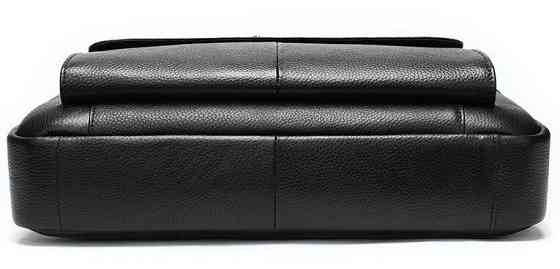 Сумка чоловіча Vintage 14628 шкіряна Чорна Київ