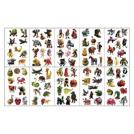 Детские временные тату 