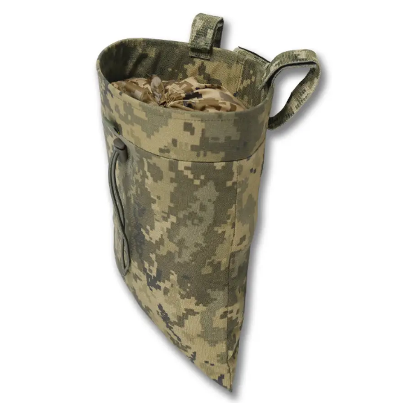 Сумка сброса пустых магазинов (до 8 шт.) KIBORG XL Pixel.Тактический подсумок под сброс рулонный Киев - изображение 1