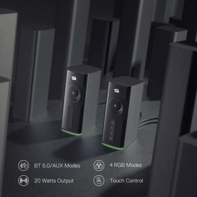 Акустическая система Redragon Connie GS814 RGB Bluetooth Black (71987) Винница - изображение 8
