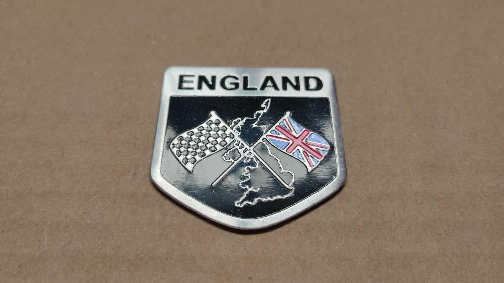 Наклейка Прапор Англії на авто мото алюмінієва Київ - фото 2