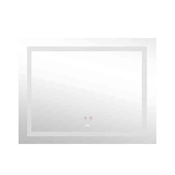 Дзеркало Lidz Kubis 1000х800 з LED-підсвіткою Touch, з антизапотіванням, з диммером, рег. яскравості LD78LF61410080 Київ