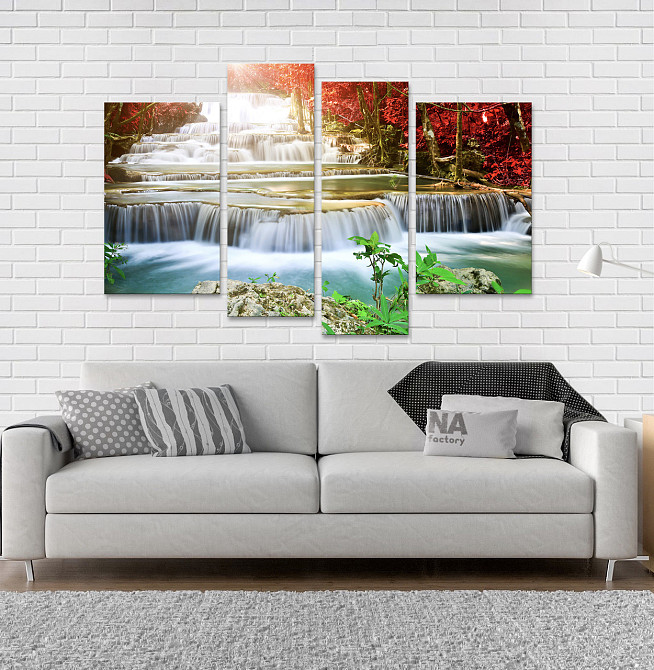 Модульная картина Водопад Art-138_4 Киев - изображение 2