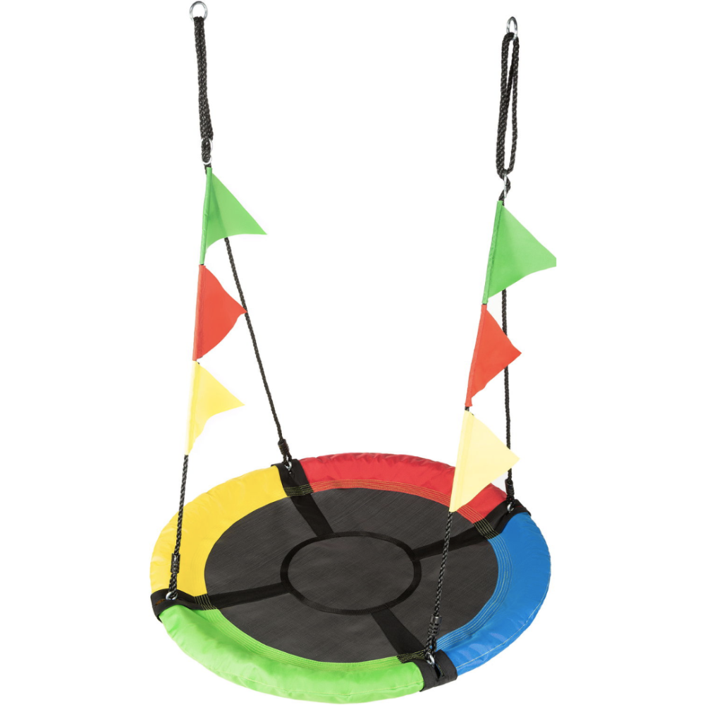 Садова гойдалка - гніздо Outtec XXL з прапорцями мультиколор Київ - фото 1