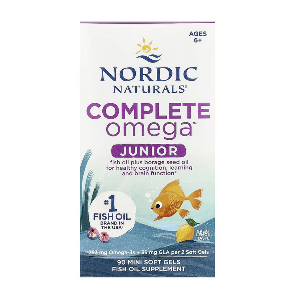 Омега для детей Nordic Naturals Complete Omega Junior 90 мини гел капс лимон Киев - изображение 2