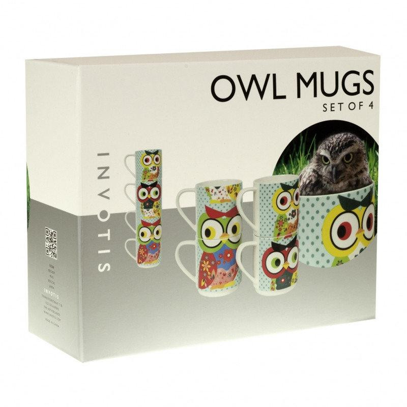 Набір чашок "Сови" 4 шт Рівне - фото 3