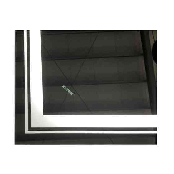 Зеркало Zerix Alive MR06-80x60-REVERSE с LED Touch, Anti-fog, диммером, регулятором яркости (ZX6062) Киев