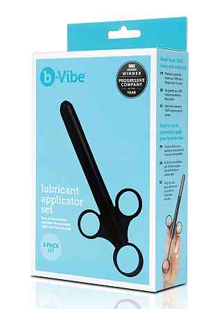 Набір аплікаторів для змащення B-Vibe, чорні, 3 шт. Sex Aura Київ