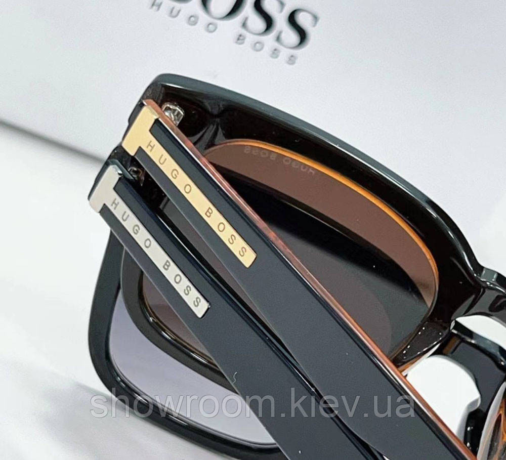Мужские солнцезащитные очки Boss 1287 black Lux Киев - изображение 3