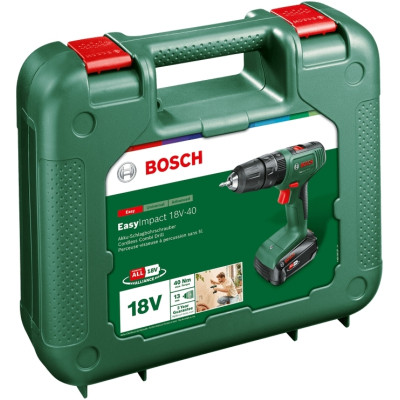 Шуруповерт Bosch EasyImpact 18V-40 18В 1х1.5Агод 2038Нм 0-4300-1650обхв кейс ЗП 1.4кг (0.603.9D8.101) Винница - изображение 2