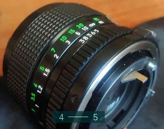 Объектив: CANON FD 50mm.F1.2. Харків