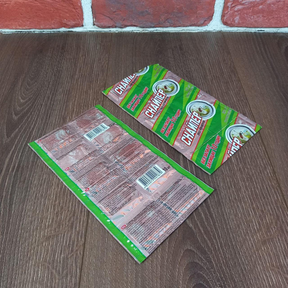 Пластини від комарів Снайпр без запаху 10 штук Харків - фото 3