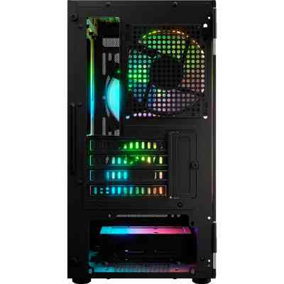 Корпус Logic concept PORTOS MESH+GLASS ARGB fans 3x120mm BLACK (AM-PORTOS-10-0000000-0002) Винница