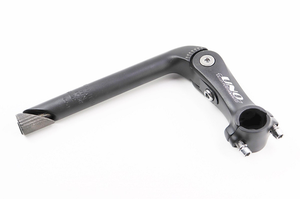 Винос керма MTB регульований 22,2x25,4х110мм, алюмінієвий, чорний AL-828 Київ - фото 1