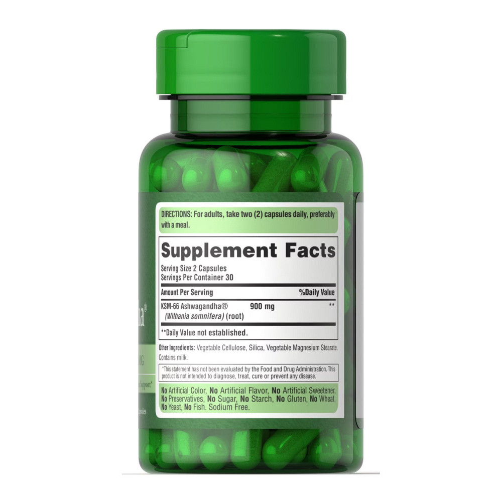 Ashwagandha KSM-66 450mg - 60caps Київ - фото 2