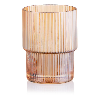 Набор стаканов Ardesto 200мл, 2шт, скло, золотистий (AR2620GG) Винница - изображение 1