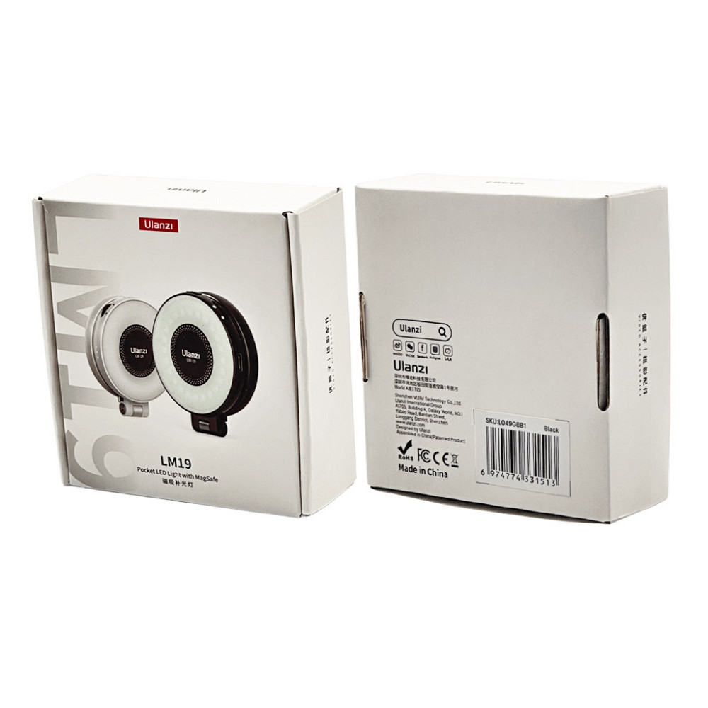 Магнитное светодиодное освещение для iPhone Ulanzi черное Киев - изображение 5