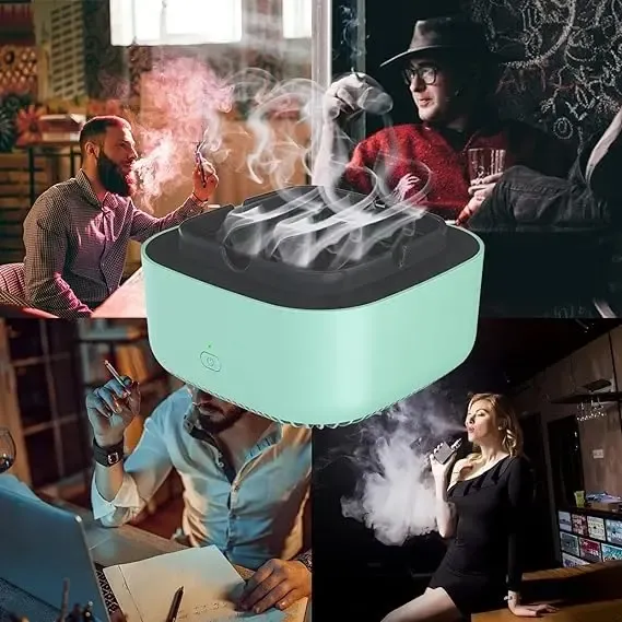 Пепельница с функцией очистки воздуха для фильтрации пассивного курения от сигарет POT AND461 Коломия - фото 2