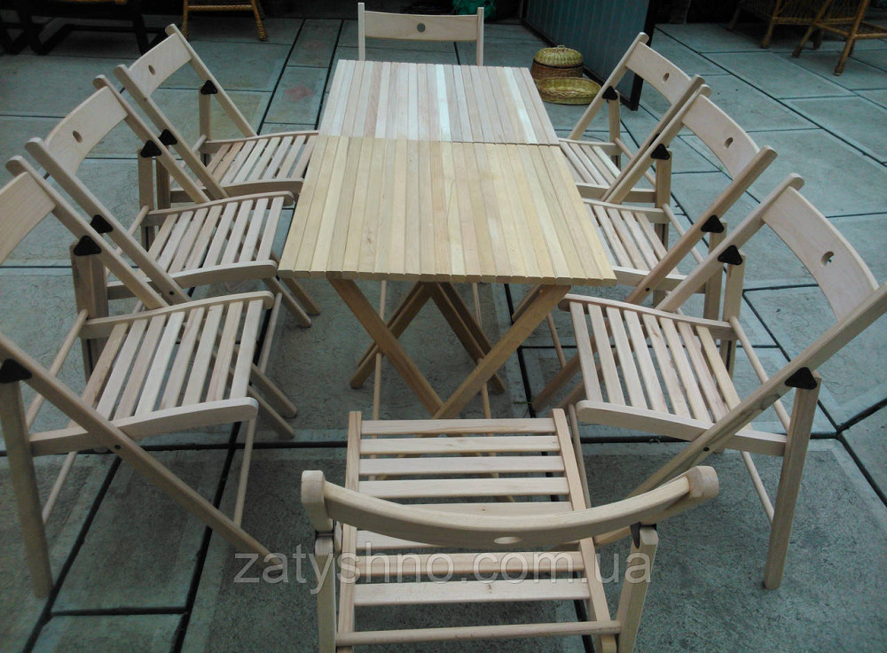 Дерев'яні складні меблі з бука Київ - фото 5