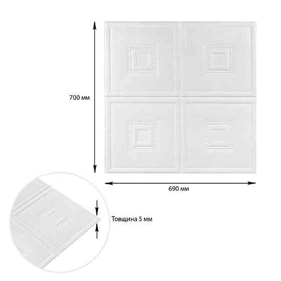 Панель стінова 700х690х5мм SW-00003305 Дніпро