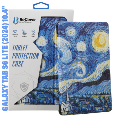 Чехол для планшета BeCover Smart Case Samsung Tab S6 Lite (2024) 10.4" P620/P625/P627 Night (710830) Винница - изображение 1
