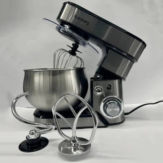 Міксер нержавіюча сталь, Міксер для кухонної роботи Електричний стаціонарний EQ-89 Івано-Франківськ - фото 1