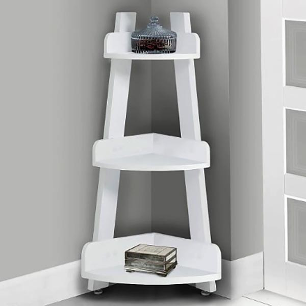 Стеллаж угловой для ванной 