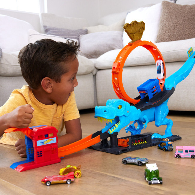 Трек-ігровий набір Hot Wheels City Полювання Ті-Рекса (HKX42) Чернигов - изображение 5